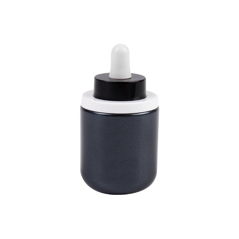 30 ml crne staklene kapice s ABS poklopcem