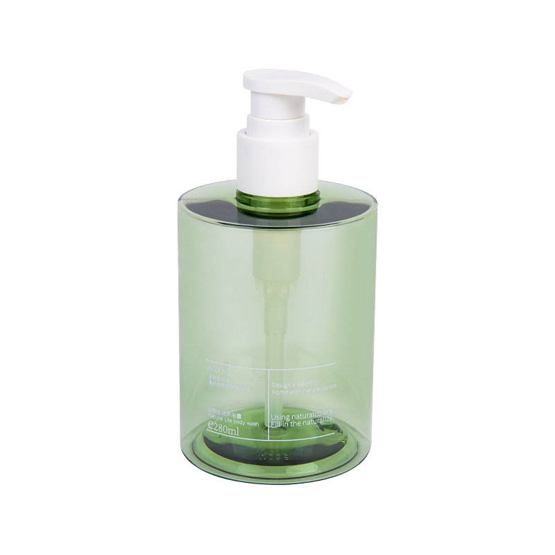 300 ml elegantna zelena boca PETG pumpe
